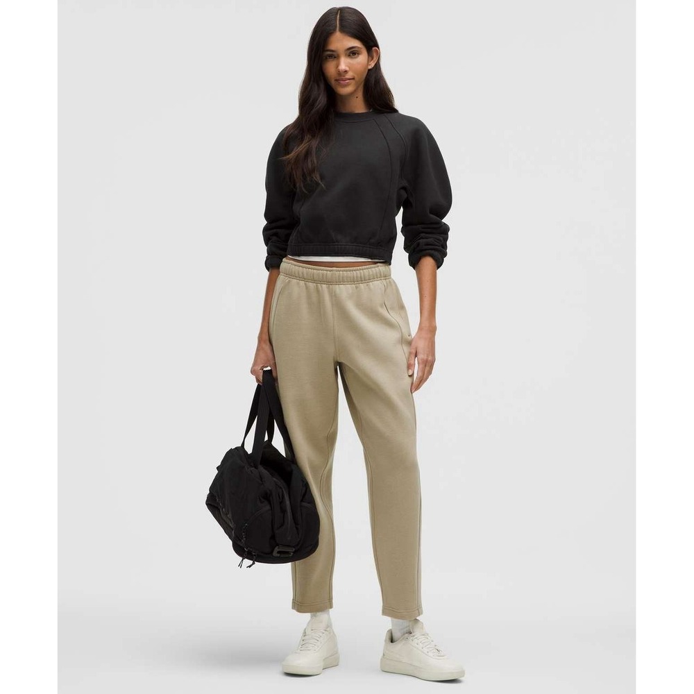 NWT Lululemon Scuba Cropped Relaxed Crewneck Black XS - Picture 3 of 10